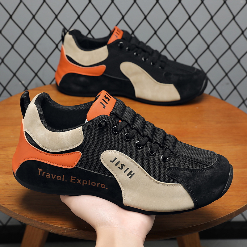 Men'S Shoes Basketball - メンズレースアップカジュアルスポーツシューズ アウトドアウォーキングランニングシューズ - 軽量で通気性のあるバスケットボールエクササイズスニーカー