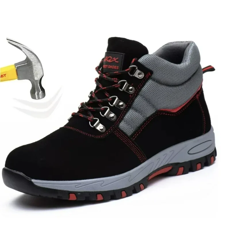 Men Shoes Type - 男性用安全作業靴,鋼のつま先の靴,パンク防止,暖かい冬のブーツ,高品質