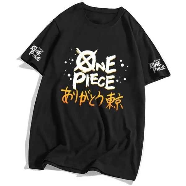 Men'S Shoes Limited Edition - 2026年夏 ワンピース 東京限定「ありがとう東京」テーマ 100%コットン プリント ルーズTシャツ