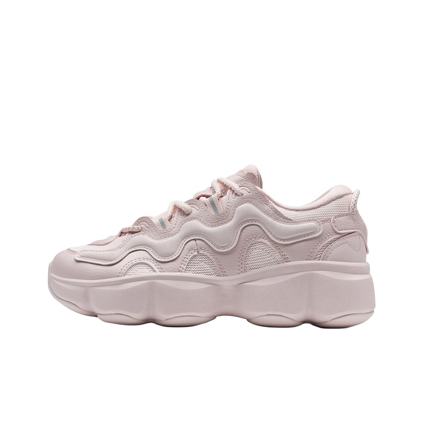 Men'S Xtep Shoes - XTEP ペタルシューズ 2.0 快適な身長アップ効果のあるローカットカジュアルシューズ レディース ライトピンク/ピュアピンク