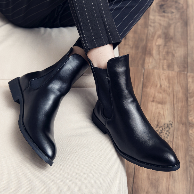 Men Shoes Elegant - シックなメンズシューズ,結婚式の靴,フォーマルウェア,足首までの長さ,エレガントで英国のブランド