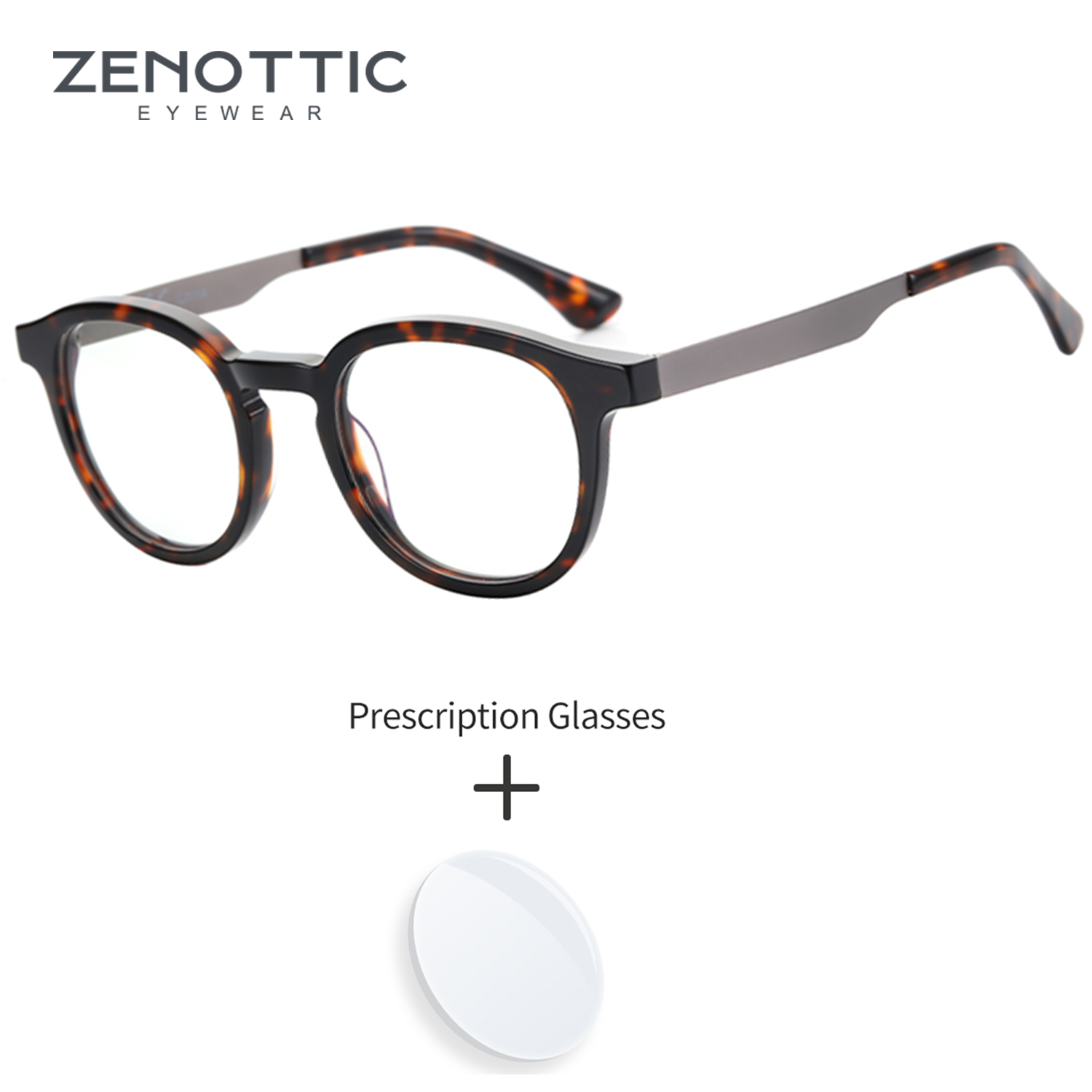 Men Shoes Zegna - ZENOTTIC 2025 アセテート処方眼鏡ラウンド累進光学眼鏡男性女性抗青色光近視レンズ