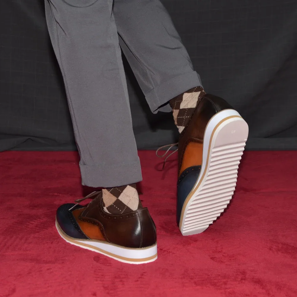 男性用オックスフォード本革シューズ,カジュアルシューズ,ファ - Men Shoes Elegant のレビューと価格