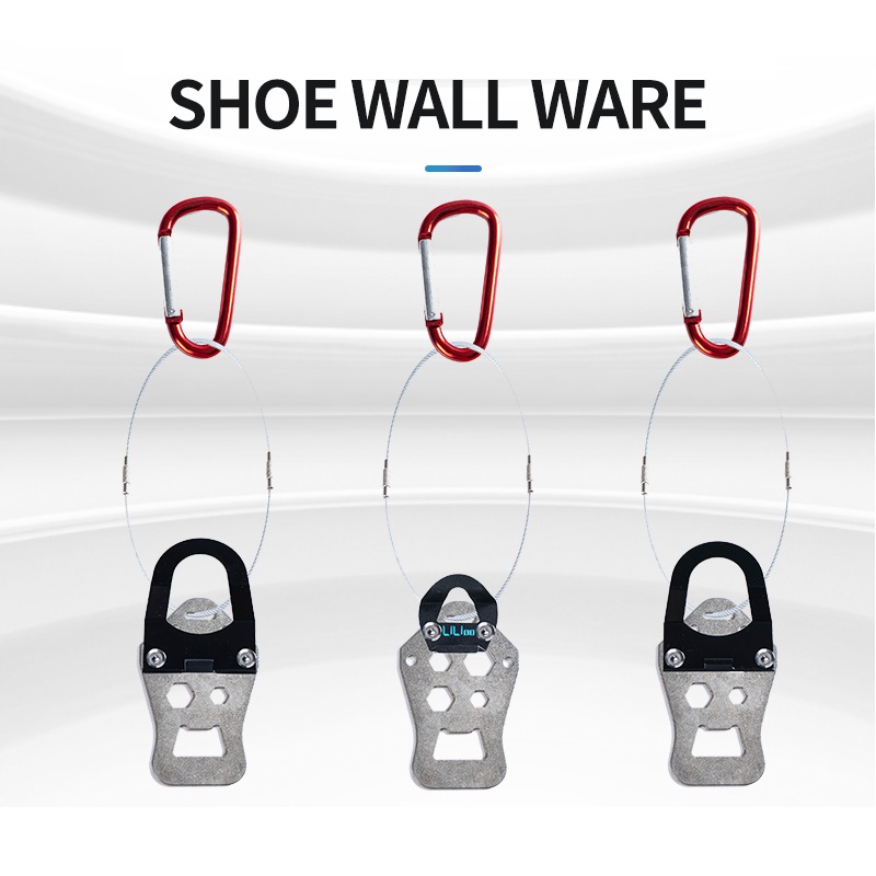 サイクリング靴マウント壁陶器ポータブルハンガー壁フックシュー - Men Shoes Rack のレビューと価格