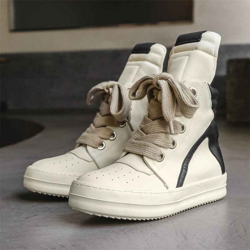 男性カジュアル高級スニーカーストリートスタイル男性ファッショ - Men Shoes Type のレビューと価格