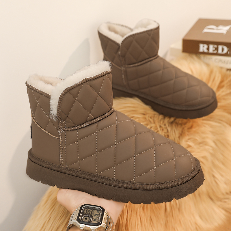 秋冬用スノーブーツ、コットンシューズ、フリース裏地付き暖かい - Men Shoes Online のレビューと価格