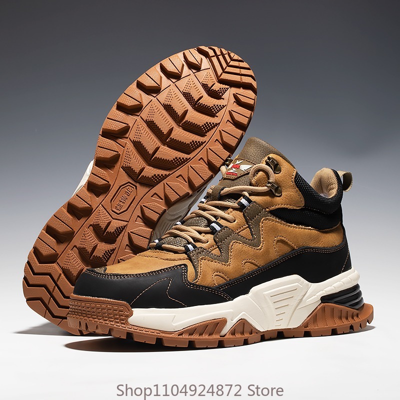 冬用暖かいウールコットンシューズ メンズスノーブーツ ファー - Men Shoes Type のレビューと価格