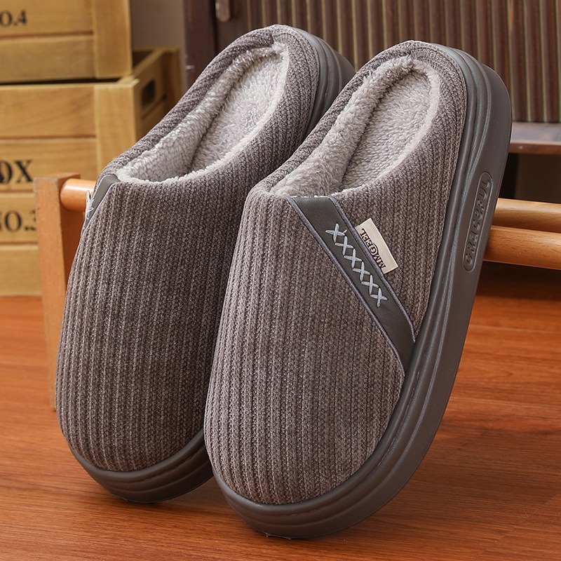 冬の女性用スリッパホームプラッシュ高級デザイナー女性靴屋内カ - Men Shoes Elegant のレビューと価格
