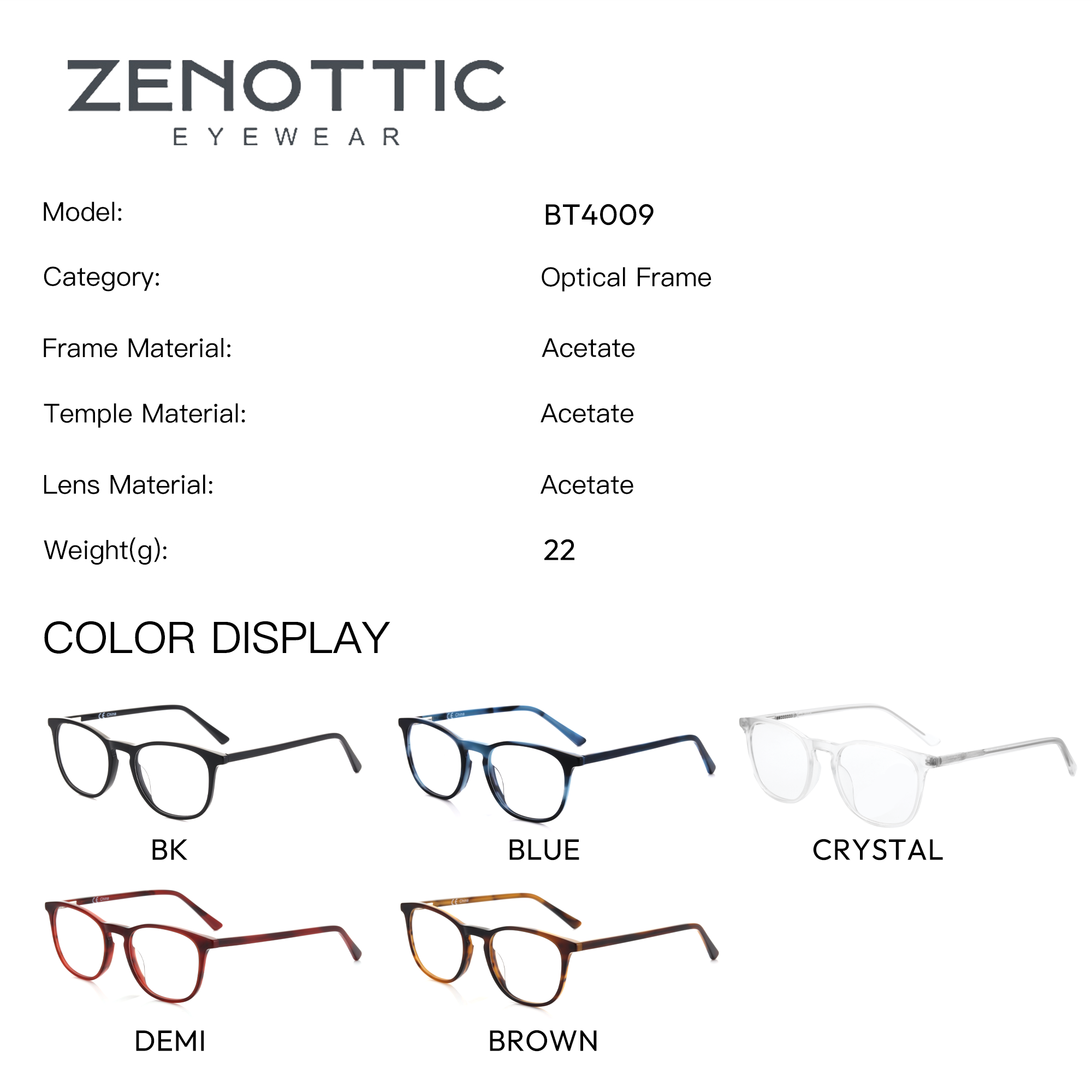 ZENOTTIC 手作りアセテート透明スクエア処方眼鏡フォト - Men Shoes Zegna のレビューと価格