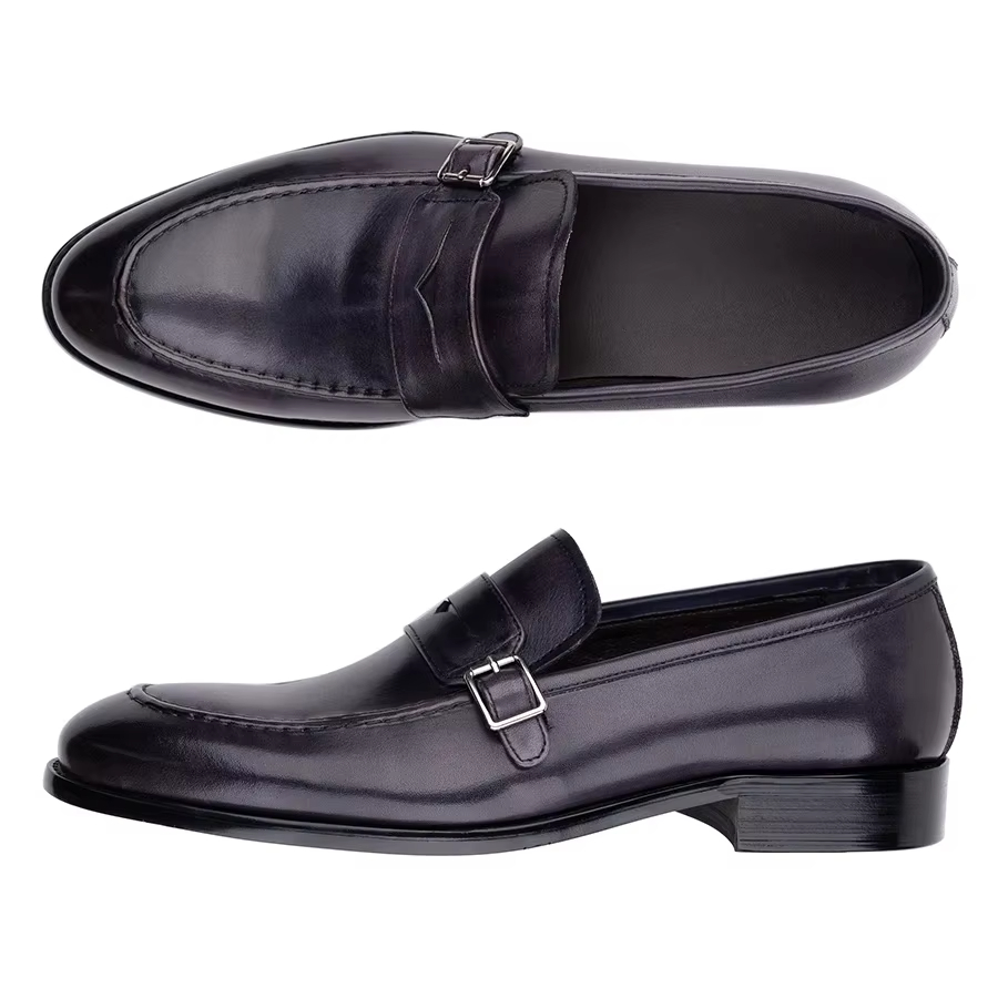 高級カジュアル革靴ドレスシューズ男性のための高品質ハンドクラ - Men Shoes Elegant のレビューと価格