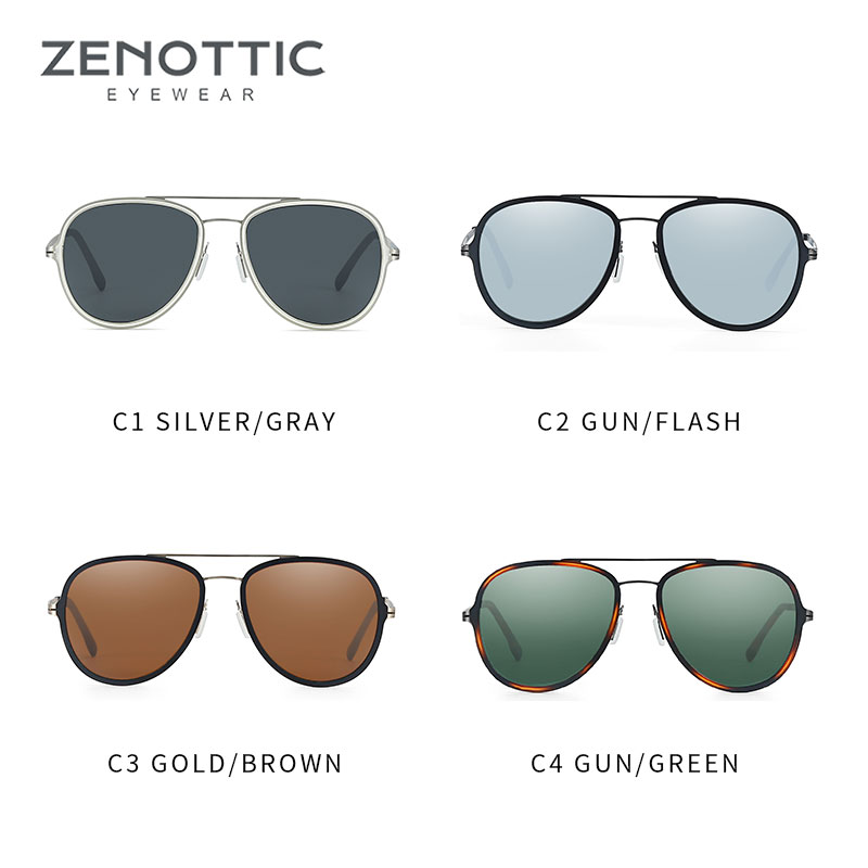 ZENOTTIC クラシックパイロットスポーツサングラス女性 - Men Shoes Zegna のレビューと価格