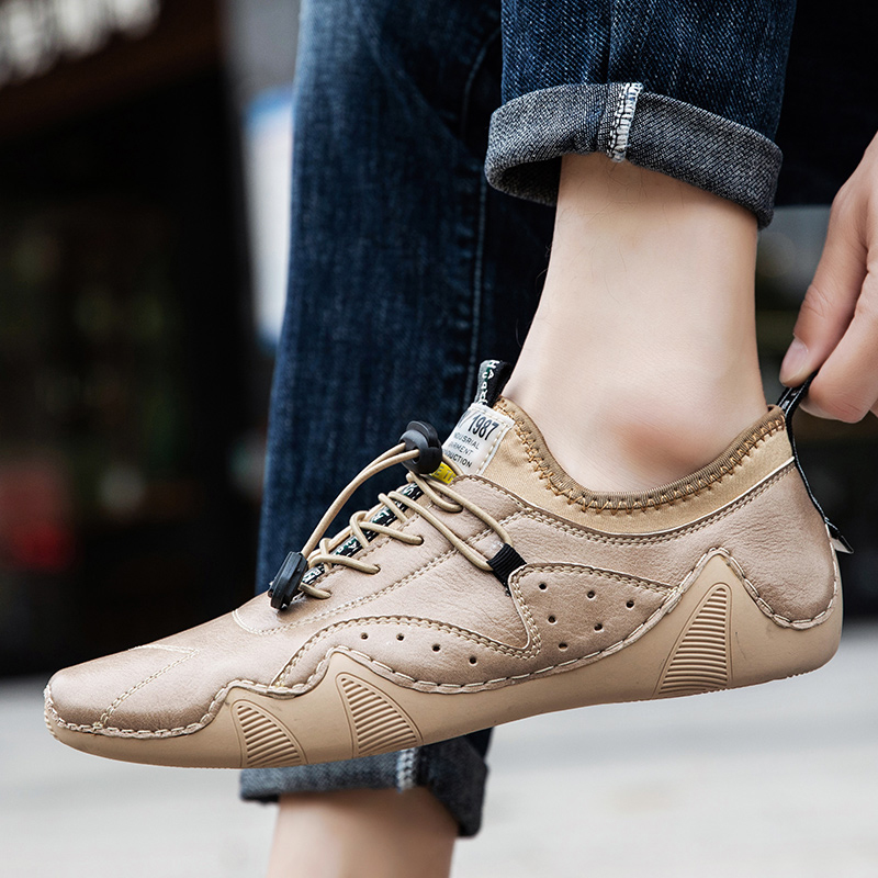 男性用レザーレットスニーカー,運転靴,防水靴,高級靴,ダブル - Men Shoes Zegna のレビューと価格