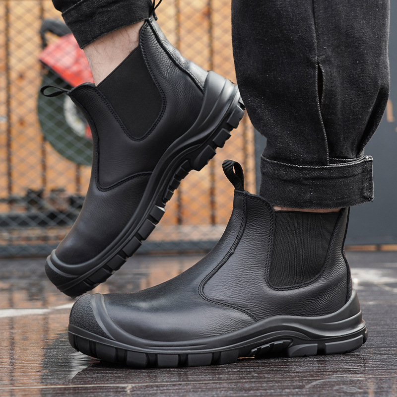 大きいサイズのメンズファッション、スチールトゥカバー付きワー - Men Shoes Type のレビューと価格