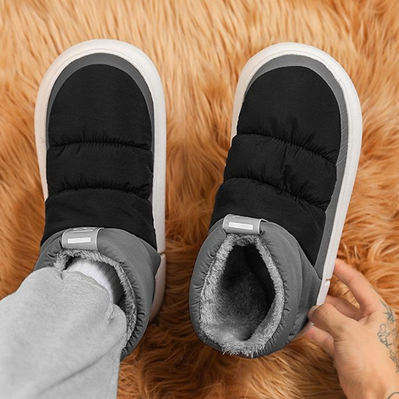 メンズ ウィンター スノー ブーツ フリース裏地付き 厚みの - Men Shoes Online のレビューと価格
