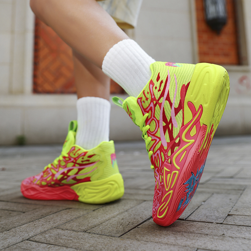新しい男性バスケットボールシューズ屋外ランニングトレーナーマ - Men'S Shoes Basketball のレビューと価格