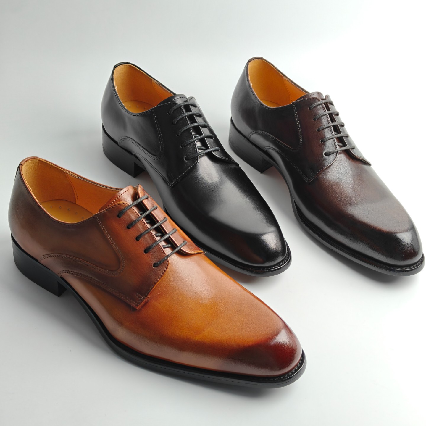 エレガントなビジネスドレス革靴メンズ高品質手作りレースアップ - Men Shoes Elegant のレビューと価格
