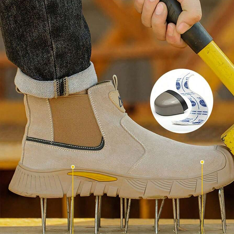 耐摩耗性と耐久性に優れたスチールトゥ作業靴（男女兼用）、耐衝 - Men Shoes Type のレビューと価格