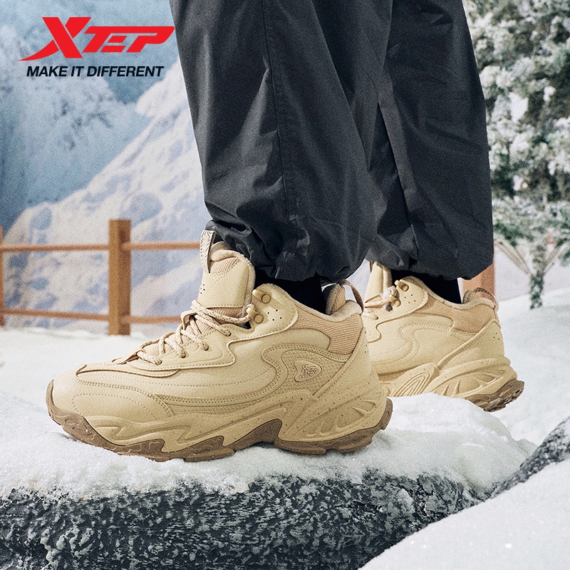 Xtep 綿靴男性用 2025 冬新作滑り止めクッション性暖 - Men'S Xtep Shoes のレビューと価格