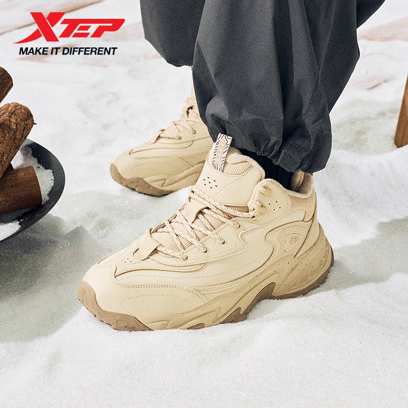 Xtep 綿靴男性用 2025 冬新作滑り止めクッション性暖 - Men'S Xtep Shoes のレビューと価格