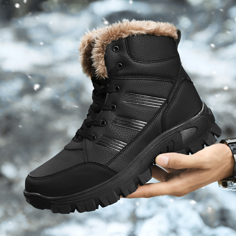 メンズウィンターブーツ 2025 暖かい防水ノンスリップぬい - Men Shoes Online のレビューと価格