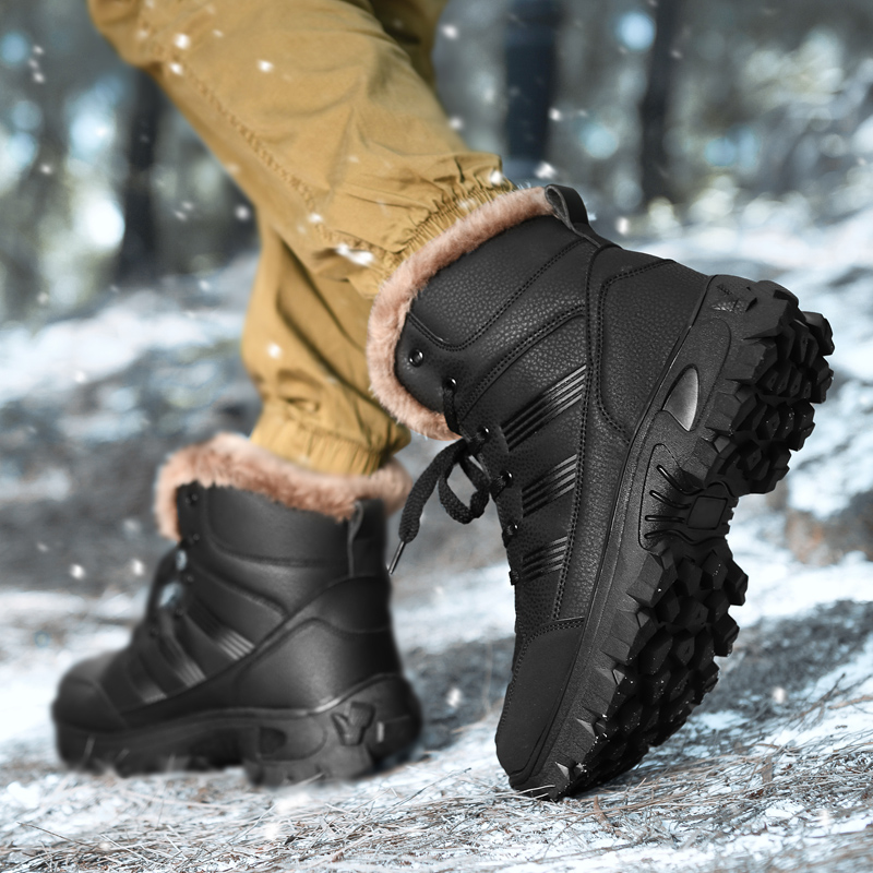 メンズウィンターブーツ 2025 暖かい防水ノンスリップぬい - Men Shoes Online のレビューと価格
