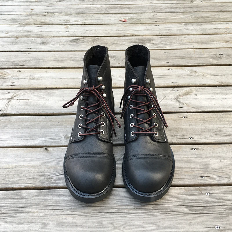 ニューメンズシューズ高級ブランドヴィンテージメンズブーツ牛革 - Men Shoes Type のレビューと価格