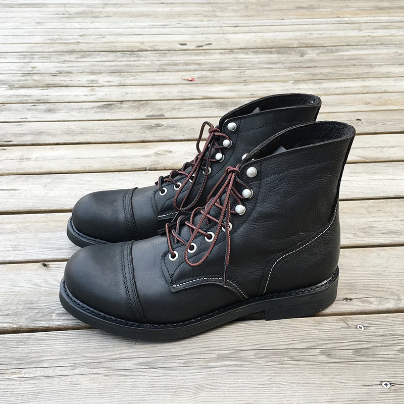 ニューメンズシューズ高級ブランドヴィンテージメンズブーツ牛革 - Men Shoes Type のレビューと価格