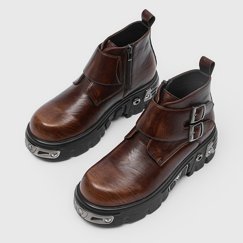 大きいサイズ メンズファッション パンク ゴス プラットフォ - Men Shoes Type のレビューと価格