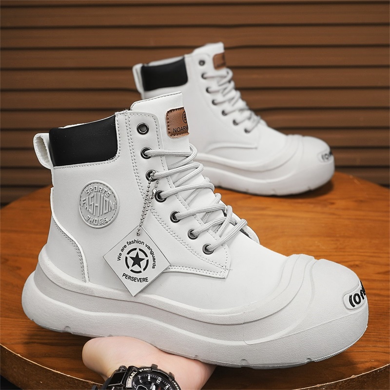 ショート丈アンクルブーツ　おしゃれで快適なハイカットメンズス - Men Shoes Type のレビューと価格
