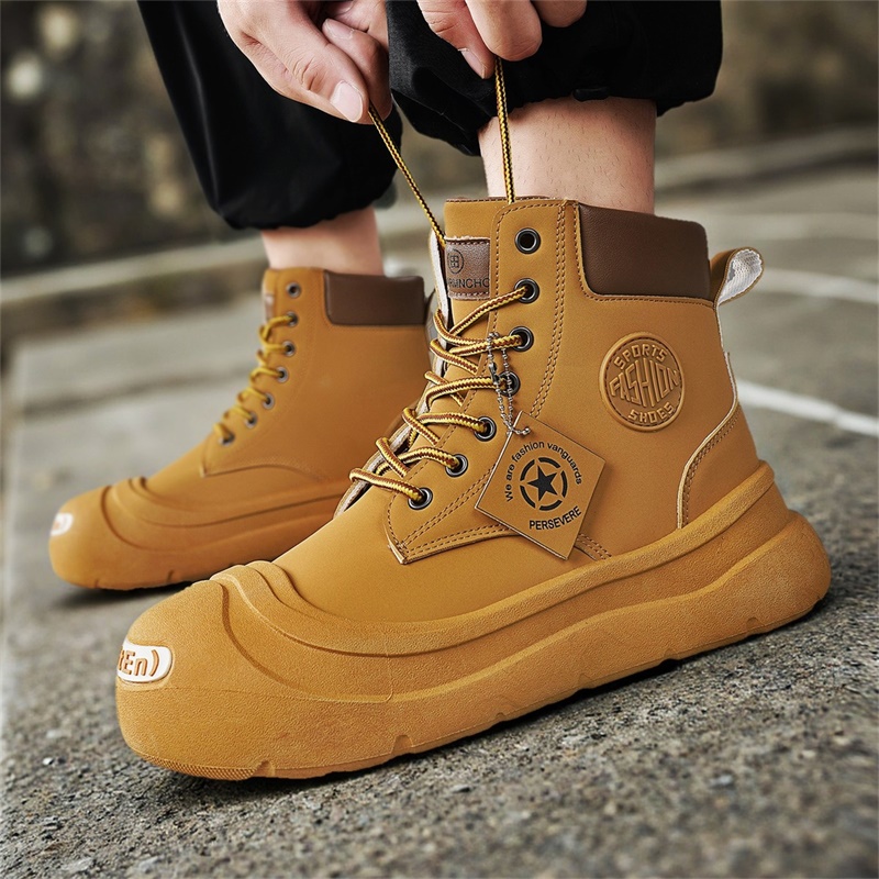 ショート丈アンクルブーツ　おしゃれで快適なハイカットメンズス - Men Shoes Type のレビューと価格