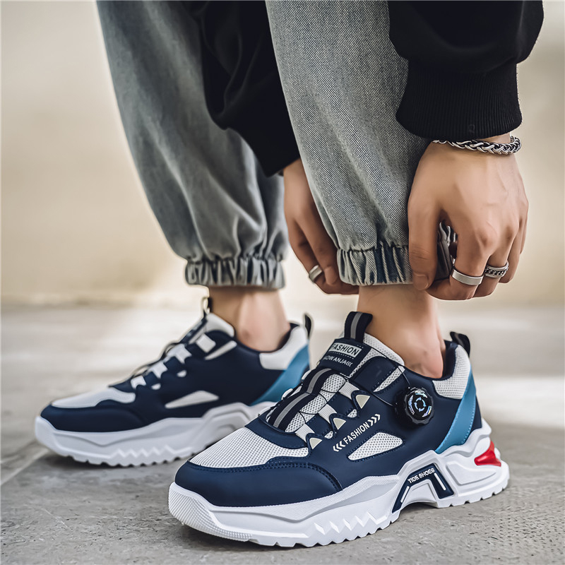 メンズ韓国回転バックルファッションカジュアルスポーツシューズ - Men Shoes Zegna のレビューと価格