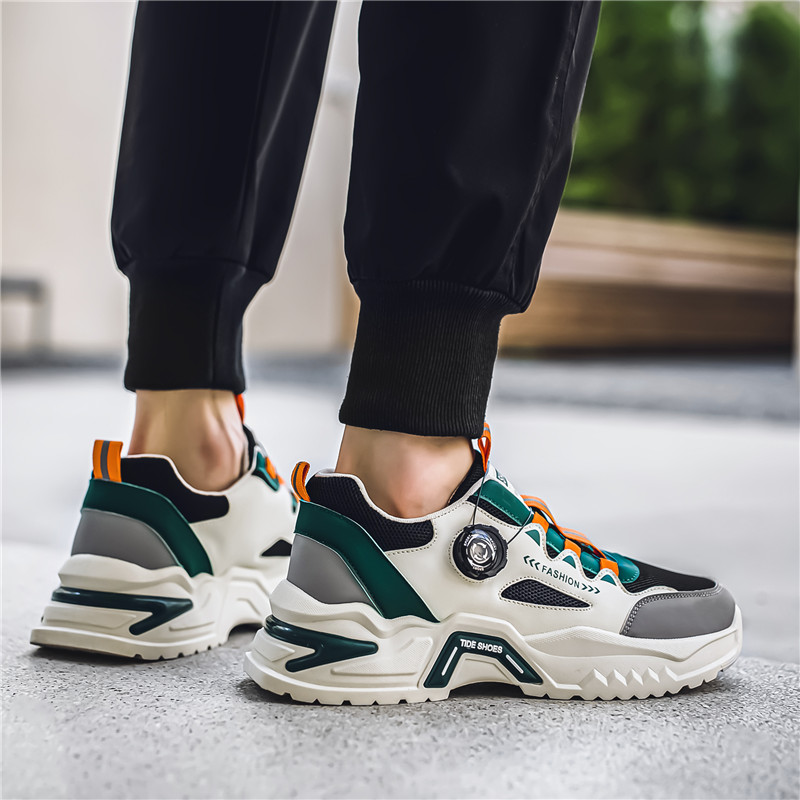 メンズ韓国回転バックルファッションカジュアルスポーツシューズ - Men Shoes Zegna のレビューと価格